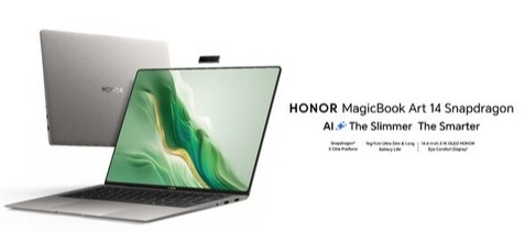 아너의 ‘매직북 아트 14 스냅드래곤’ 제품 예시