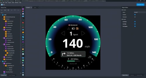‘마이크로칩 그래픽 스위트’ 도구 사용 예시