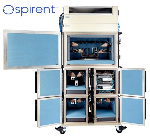 스파이런트의 와이파이 테스트 솔루션 '옥토박스' 제품 예시