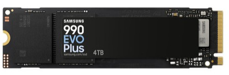 삼성전자의 PCIe 4.0 SSD ‘990 EVO Plus’ 제품 예시