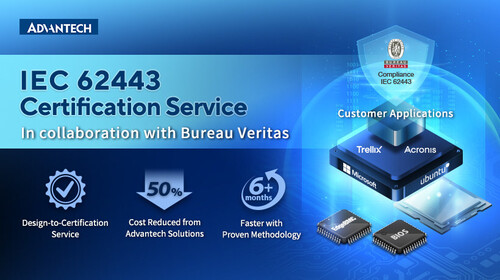 어드밴텍은 더 낮은 비용으로 IoT 보안 과제를 해결할 수 있도록 IEC 62443 인증 서비스를 출시했다.