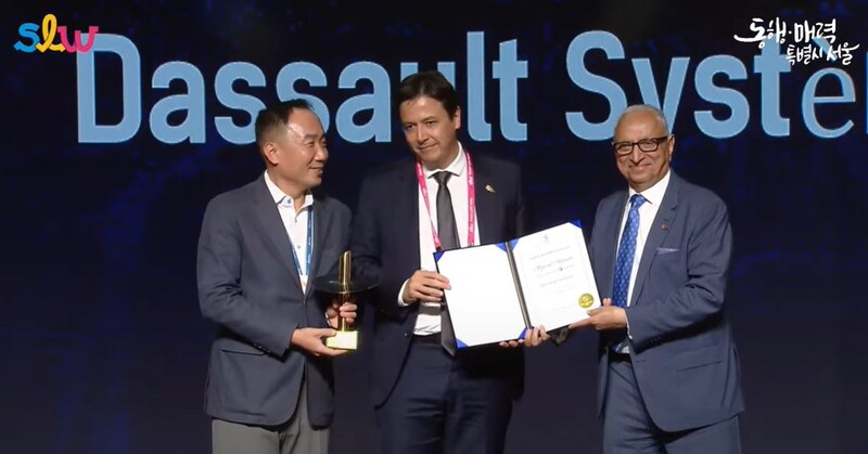 다쏘시스템이 ‘서울 스마트도시 상’에서 국제반도체장비재료협회(SEMI) 특별상을 수상했다.