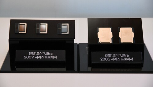 인텔코리아가 ‘AI PC 프로세서 출시 국내 미디어 간담회’에서 ‘인텔 코어 울트라 200S’ AI 데스크톱 및 ‘인텔 코어 울트라 200V’ AI 노트북 프로세서 제품군을 공개했다