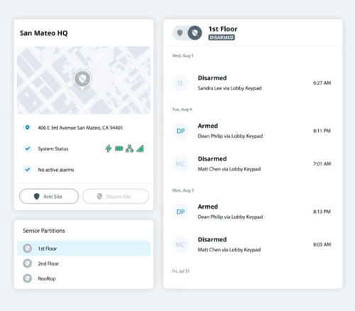 버카다가 재구성된 알람 솔루션, 차세대 실내외 4K 돔 카메라, ‘버카다 커맨드’에 AI 기능 등을 추가했다