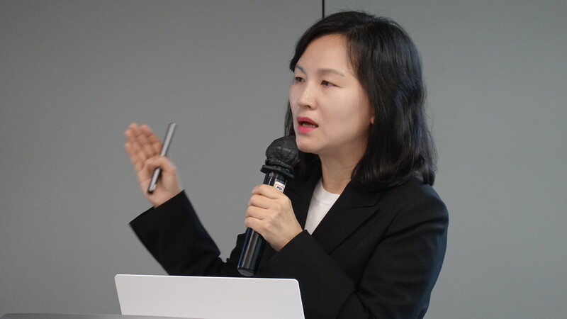 발표중인 국민피해대응단 이동연 단장