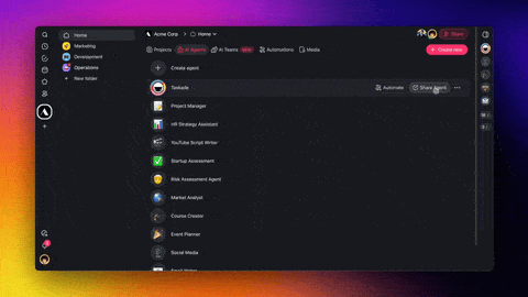 테스크에이드가 프로젝트 및 작업을 간소화할 수 있는 에이전트 기반 워크플로우 구축을 위한 새로운 기능을 발표했다.