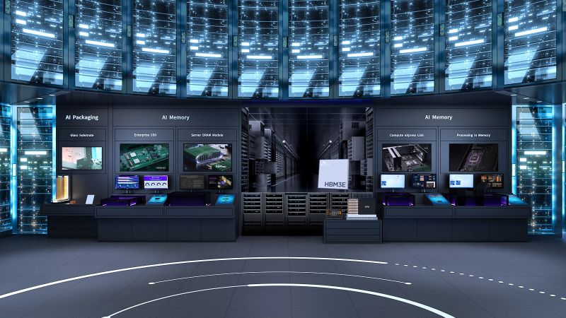 SK하이닉스의 CES 2025 전시장