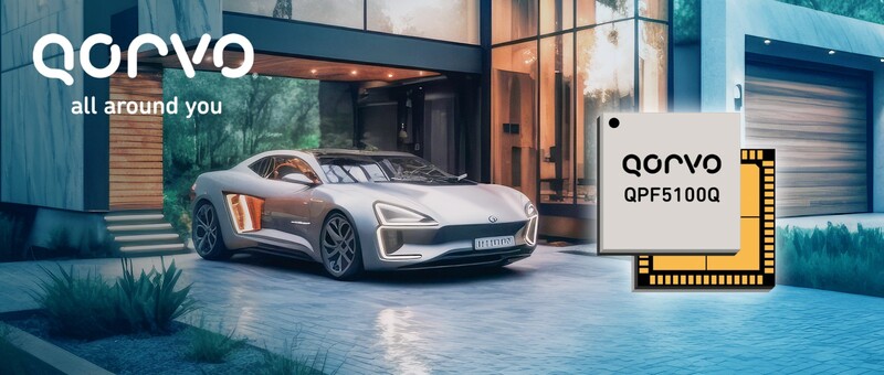 코보의 자동차용 ‘QPF5100Q UWB 시스템온칩 사진