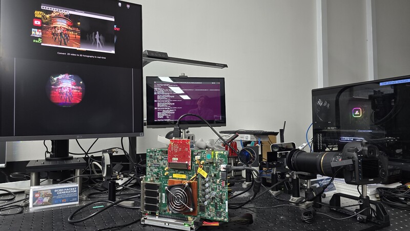 에트리가 개발한 디지털 홀로그래피