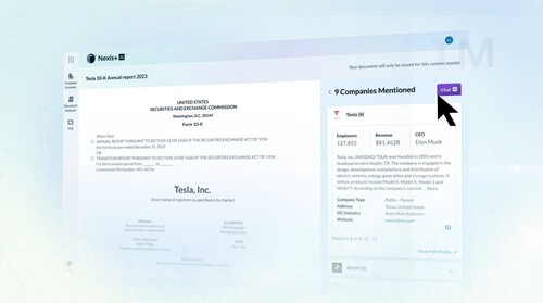 넥시스+ AI 소개 영상 일부