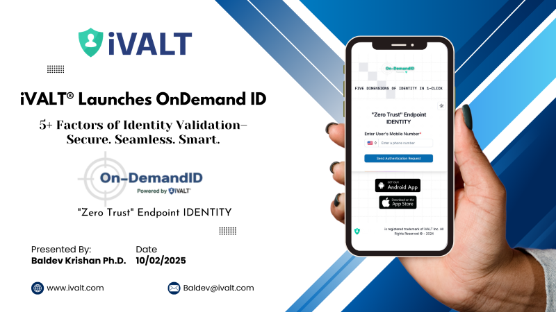 5개 이상 다중 인증 솔루션 아이볼트의 '온디맨드 ID'