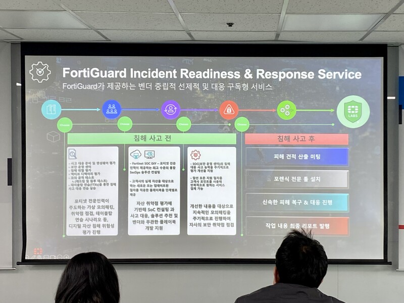 포티가드랩의 구독형 보안 포렌식 서비스 설명 자료