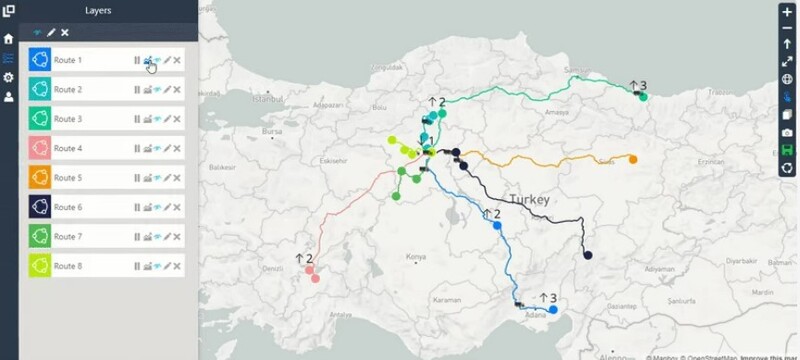 롱 허브의 경로 최적화 기능