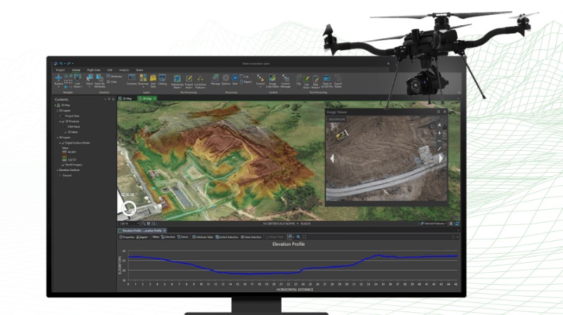 에스리 ArcGIS 플라이트 적용되어 보안성 규정 준수 강화된 드론