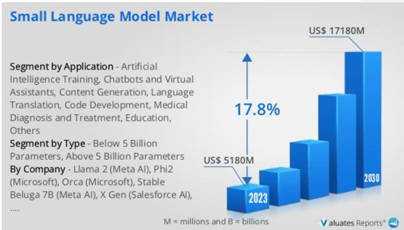 글로벌 소형 언어 모델 시장 현황(자료제공=밸류에이츠 리포트)