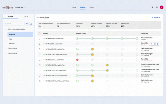 온익스 '윙스팬' 화면