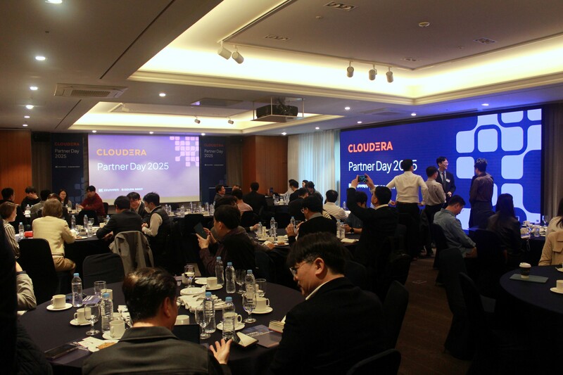 클라우데라 파트너 데이 행사 사진