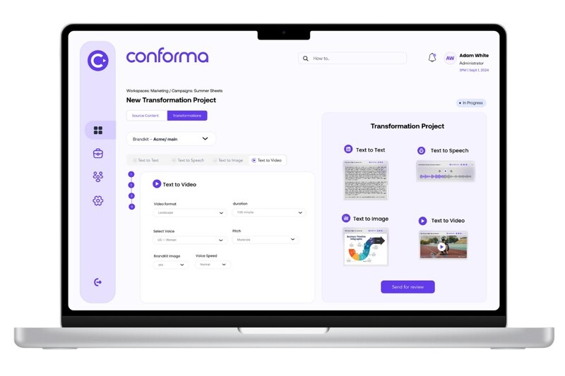 콘포마 생성AI 플랫폼
