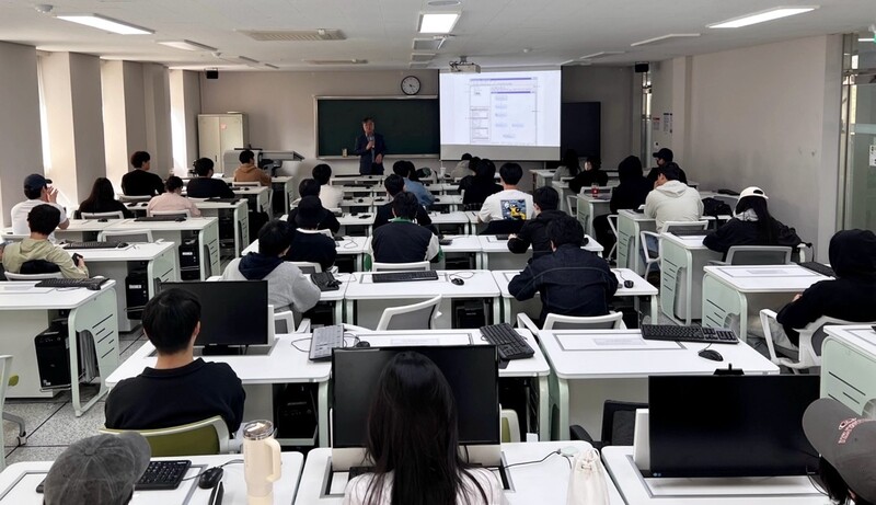 호서대학교 빅데이터AI학부 SAS프로그램 활용 교육 수업 현장