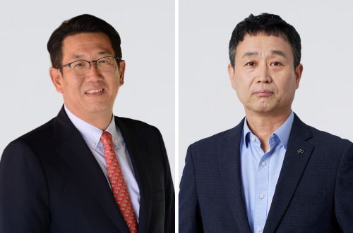 유클릭 신임 함재경 부사장(왼쪽), 이현욱 전무(오른쪽)