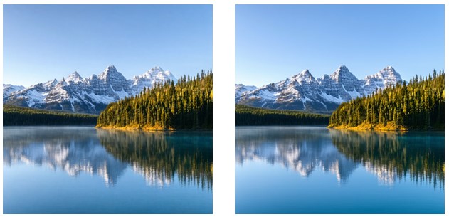 오른쪽 스테이블 디퓨전 3.5 FP8 양자화 모델은 왼쪽 FP16 모델과 유사한 품질을 유지하면서 이미지 생성 시간을 절반으로 단축시킨다.