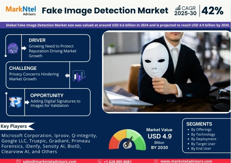 글로벌 페이크 이미지 탐지 시장 현황(자료제공=마켓엔텔)
