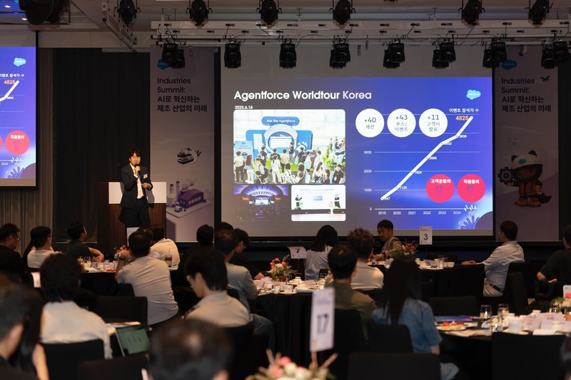 세일즈포스 ‘인더스트리 서밋 MFG 데이’ 현장 사진
