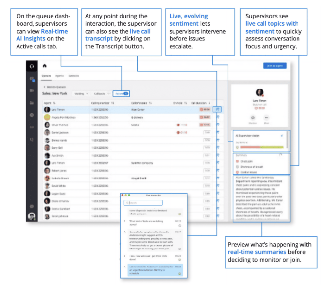 AI 슈퍼바이저 어시스트 화면