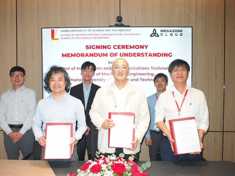 메가존클라우드는 베트남 하노이과학기술대학과 교육 디지털 전환에 협력키로 했다.