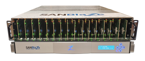 SANBlaze SBExpress-RM5+ PCIe NVMe 테스트 시스템