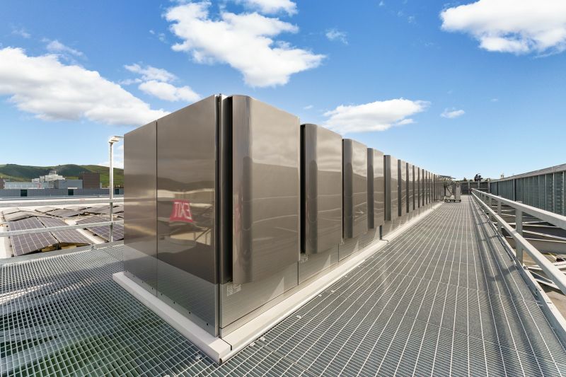 에퀴닉스 IBX 데이터센터에 구축된 블룸 에너지 연료 전지