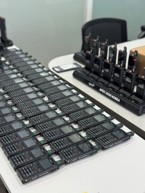 하이테라가 APEC 2025 현장에 지원한 무전통신 솔루션