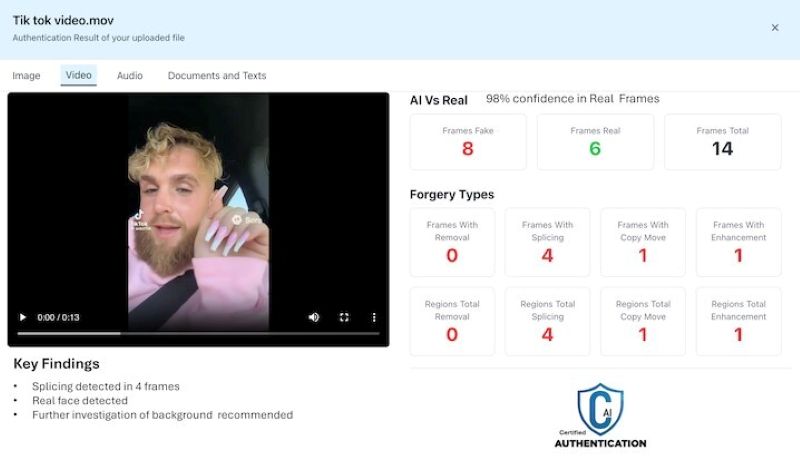 마이ai 로보틱스의 큐레이션 AI 결과